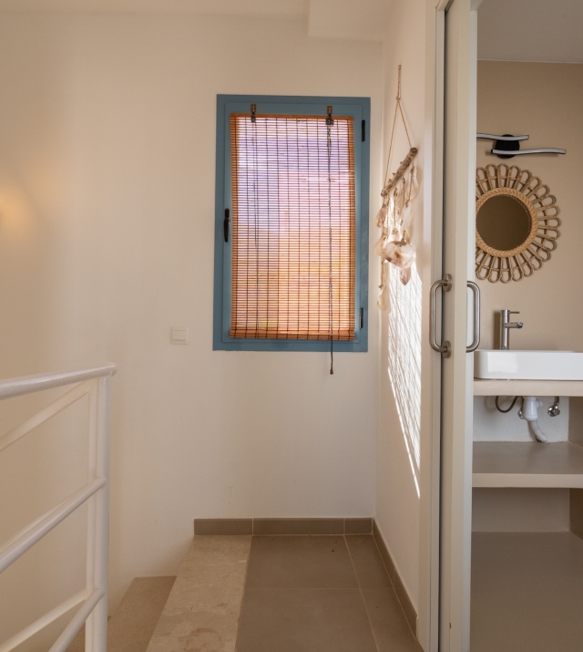 Resa Estates Ibiza sale ted koop Cala Tarida patio townhouse first floor.JPG